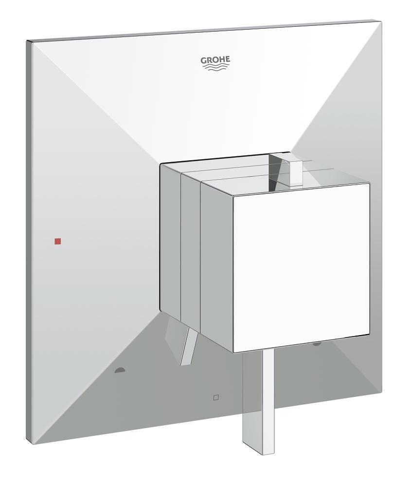 Grohe 19786000 Allure Brilliant 6 3/4 Inch Dual Pressure Balance Trim with Control Module