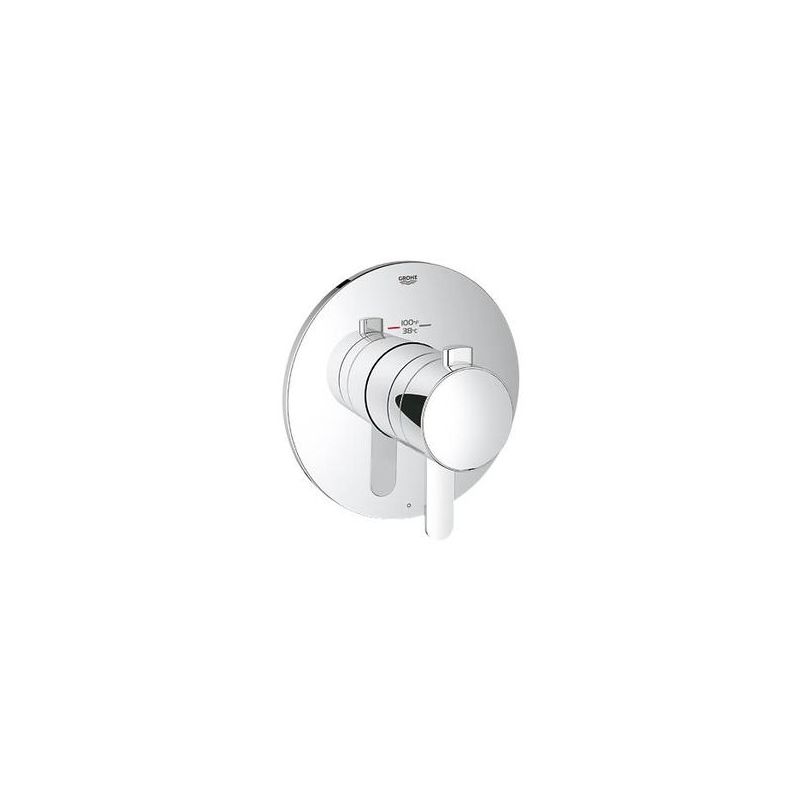 Grohe 19869 Europlus Single Function Thermostatic Shower Trim with Integrated Volume Control