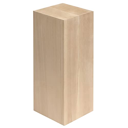 BeaverCraft BW1 Large Basswood Carving Block 10 x 4 x 4 Inches Carving Wood Blocks Whittling Wood Blocks Basswood for Wood Carving Wooden Blocks for