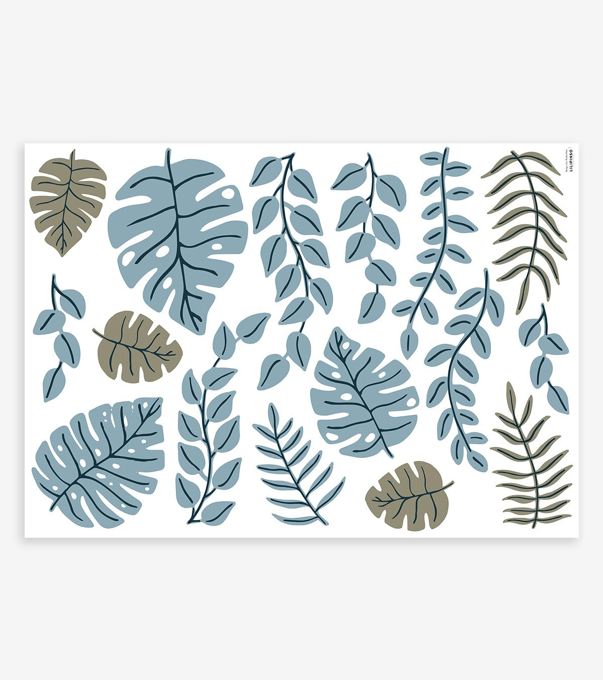 Tanzania – Wall Decals Murals – Monsteras And Foliage