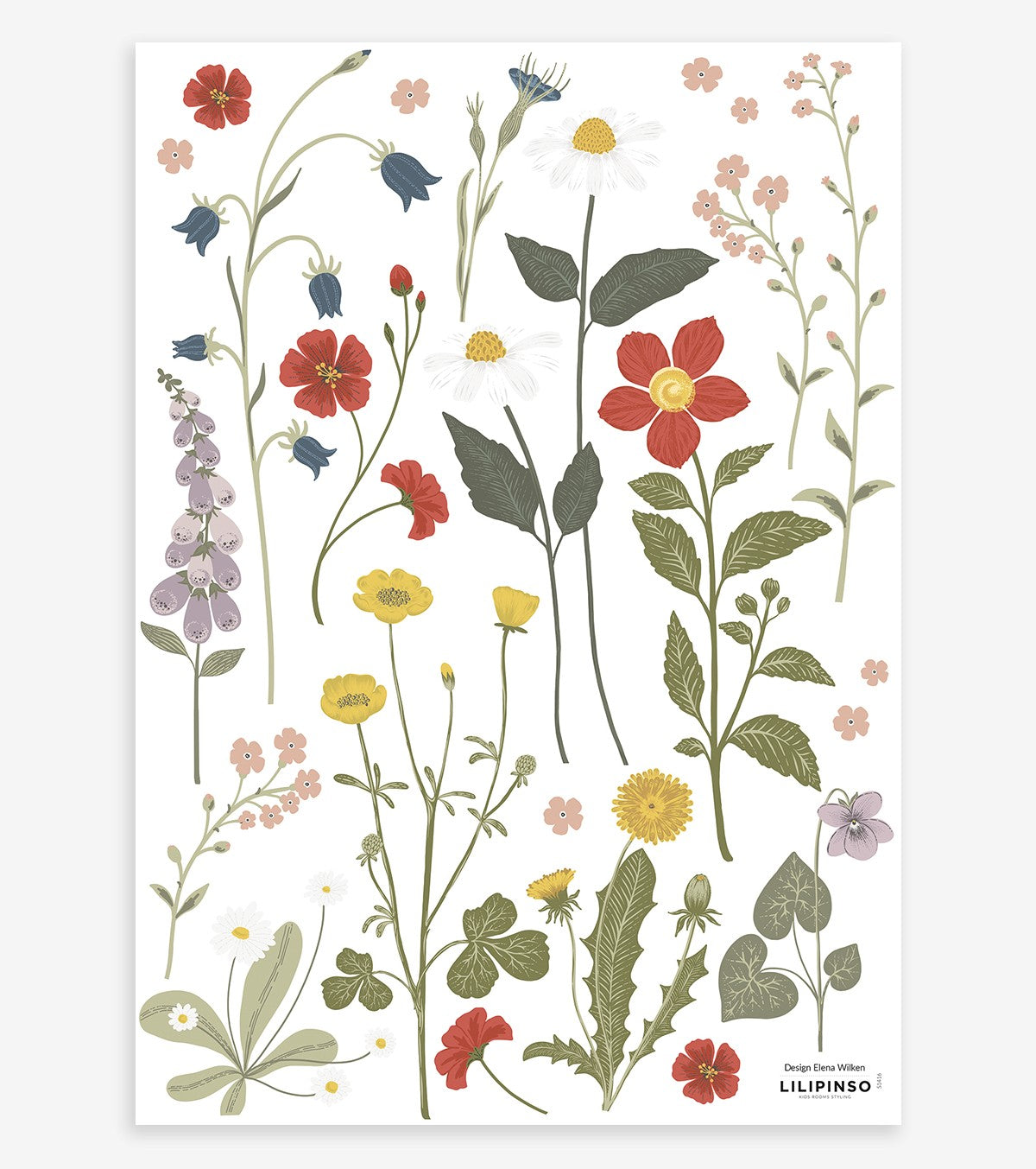 Wildflowers – Wall Decals Walls – Wild Flowers