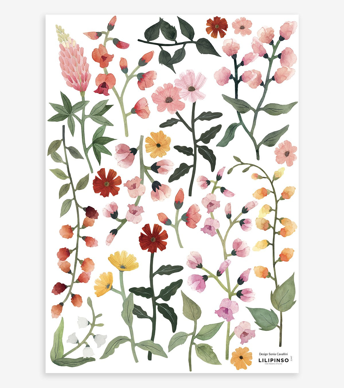 Queyran – Wall Decals Murals – Pretty Flowers