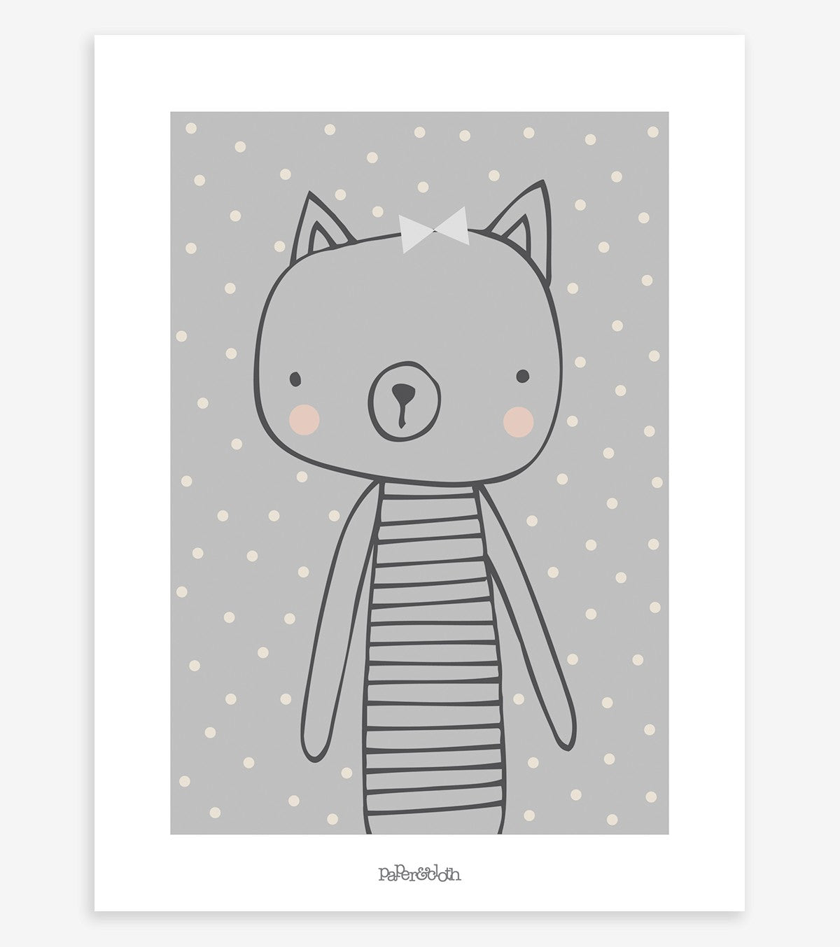 Little Friends – Children’s Poster – The Cat