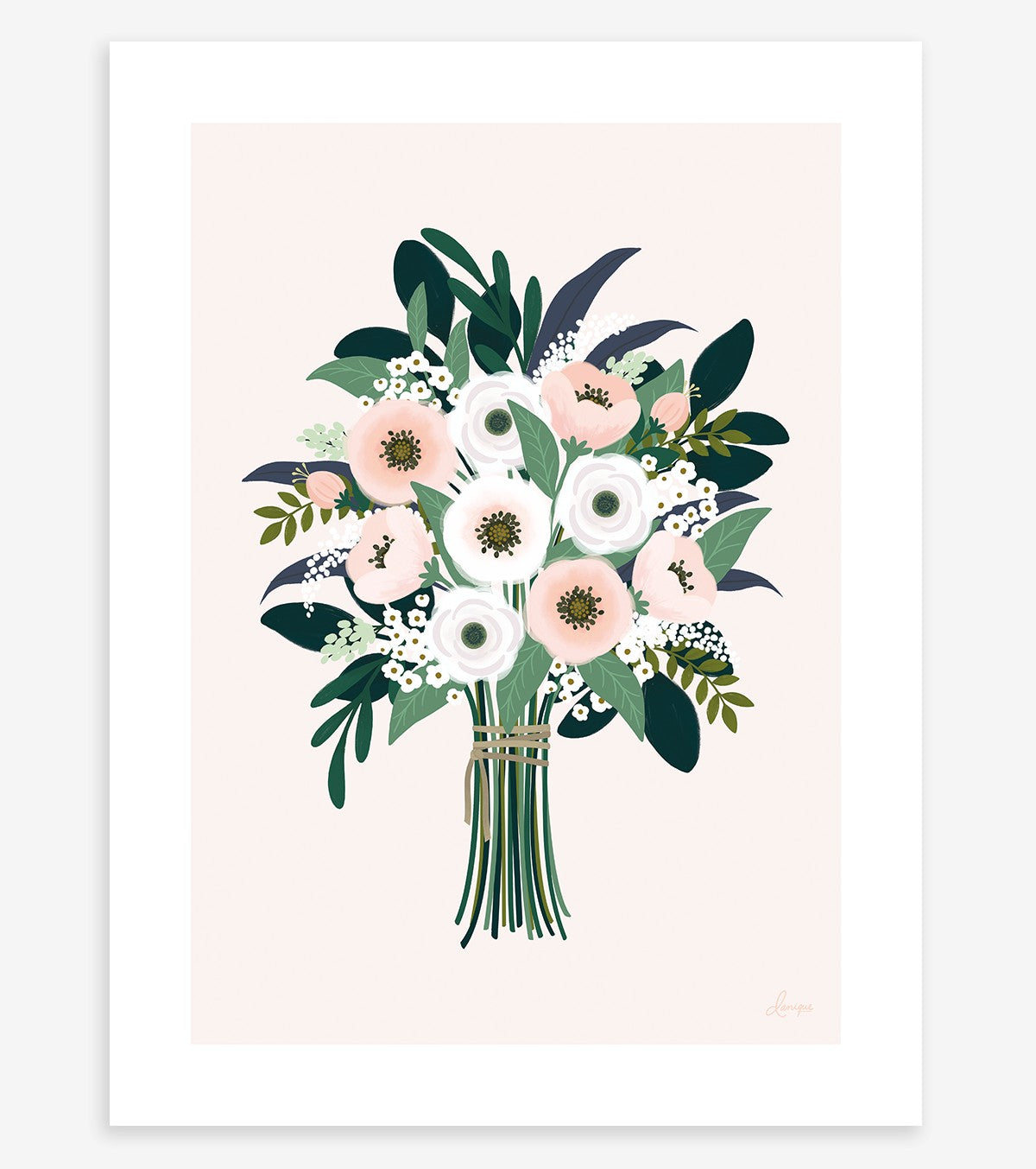 Wonderland – Children’s Poster – Bouquet Of Anemones