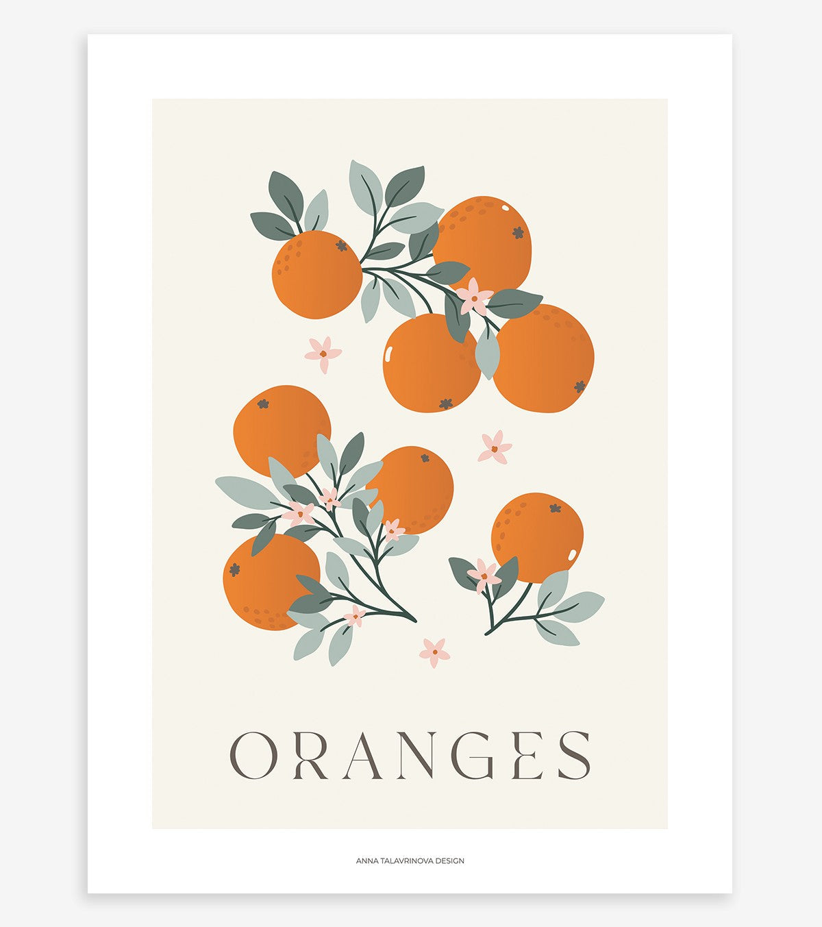 Louise – Children’s Poster – Oranges