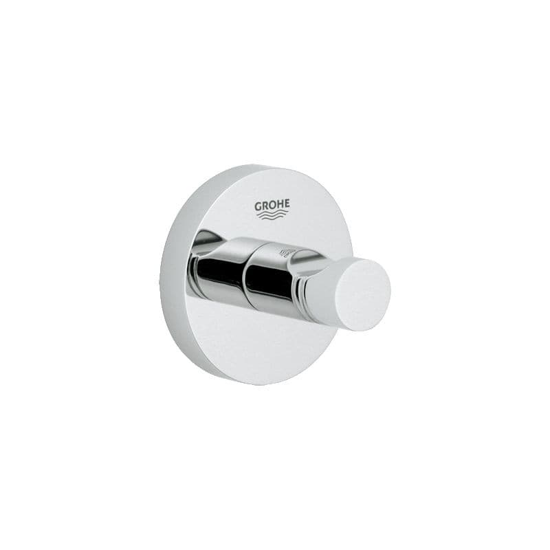 Grohe 40364 Essentials 2-1/8 Inch Wall Mount Single Robe Hook