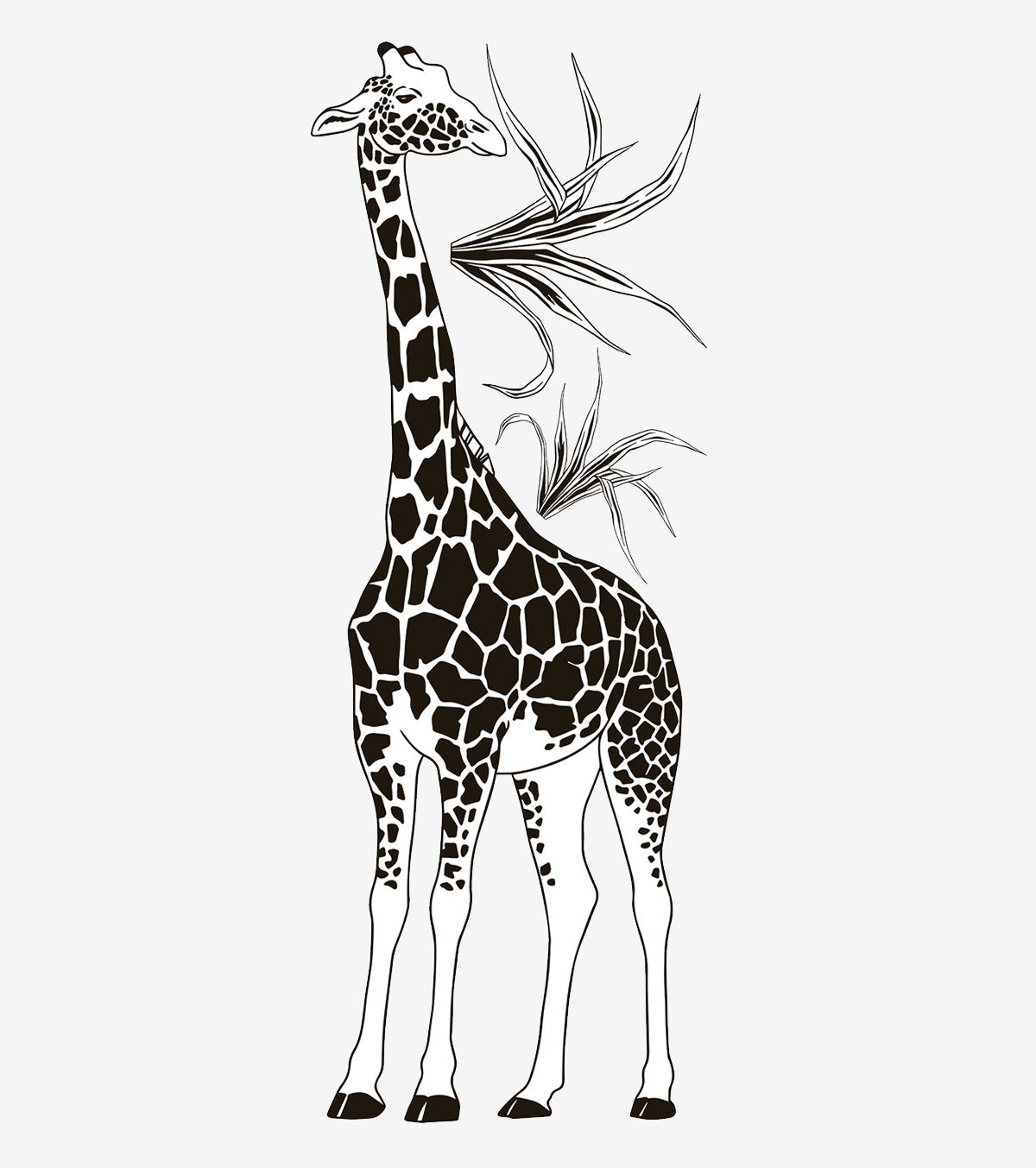 Black Majik – Large Sticker – The Giraffe