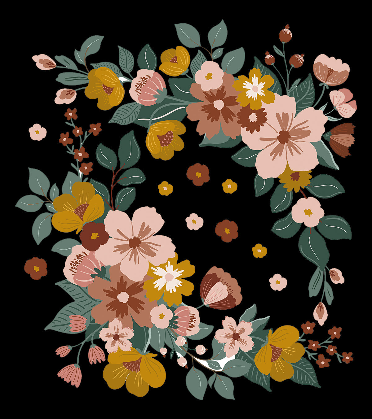 Capucine – Large Sticker – Bouquets