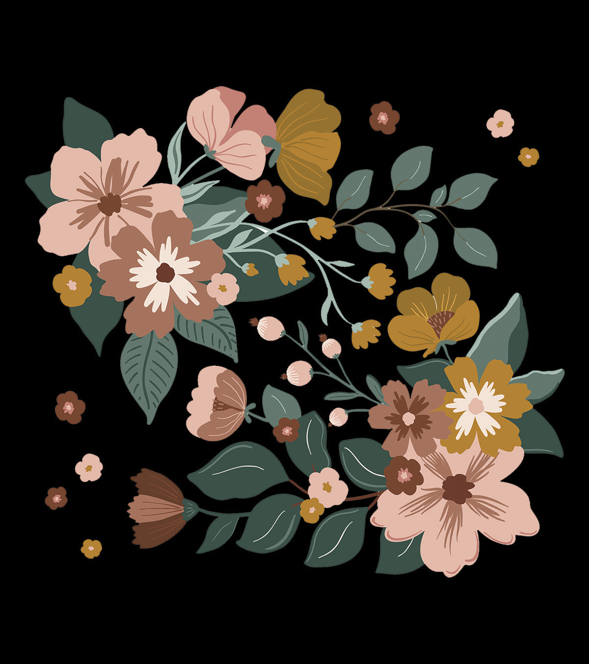 Capucine – Large Sticker – Bouquets Of Flowers