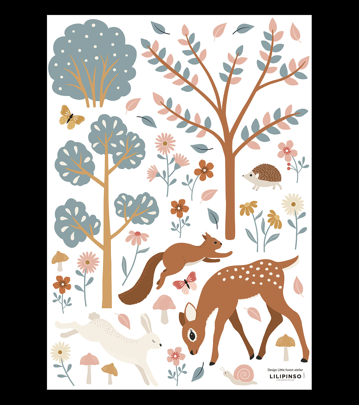 Jöro – Wall Decals Murals – Forest Deer And Animals