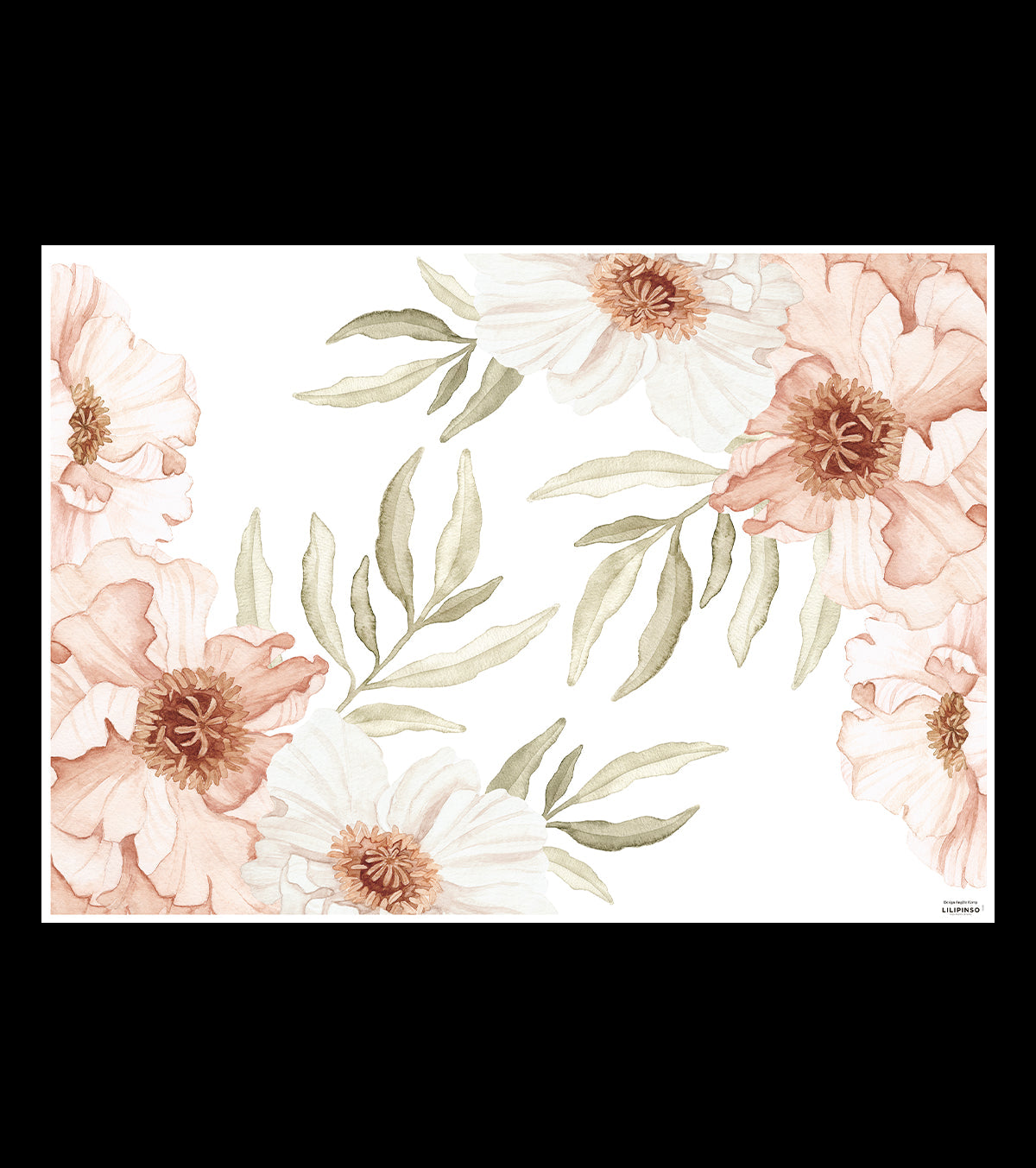 Islandic Poppies – Wall Decals Muraux – Large Bouquets