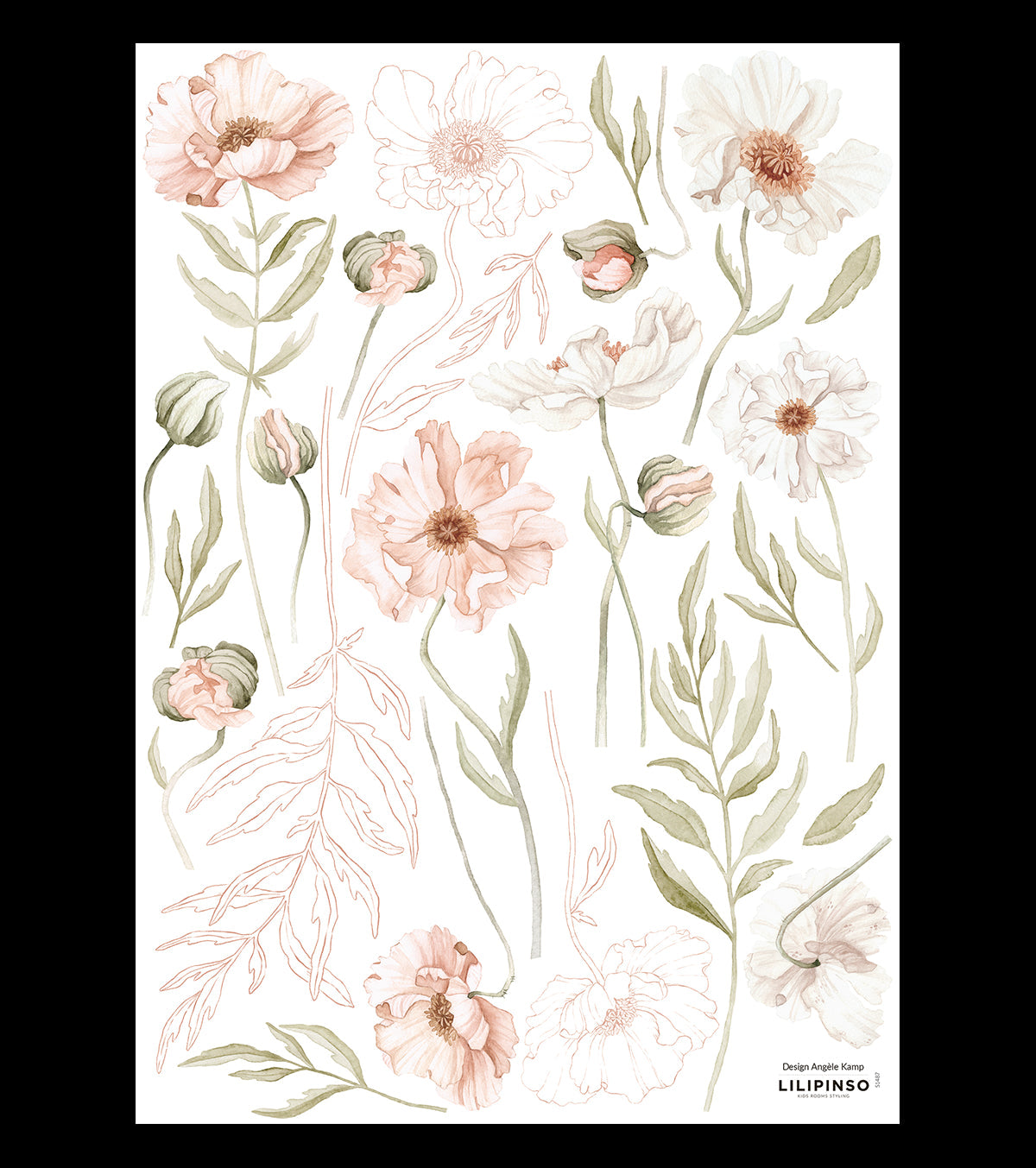 Islandic Poppies – Wall Decals Muraux – Poppies