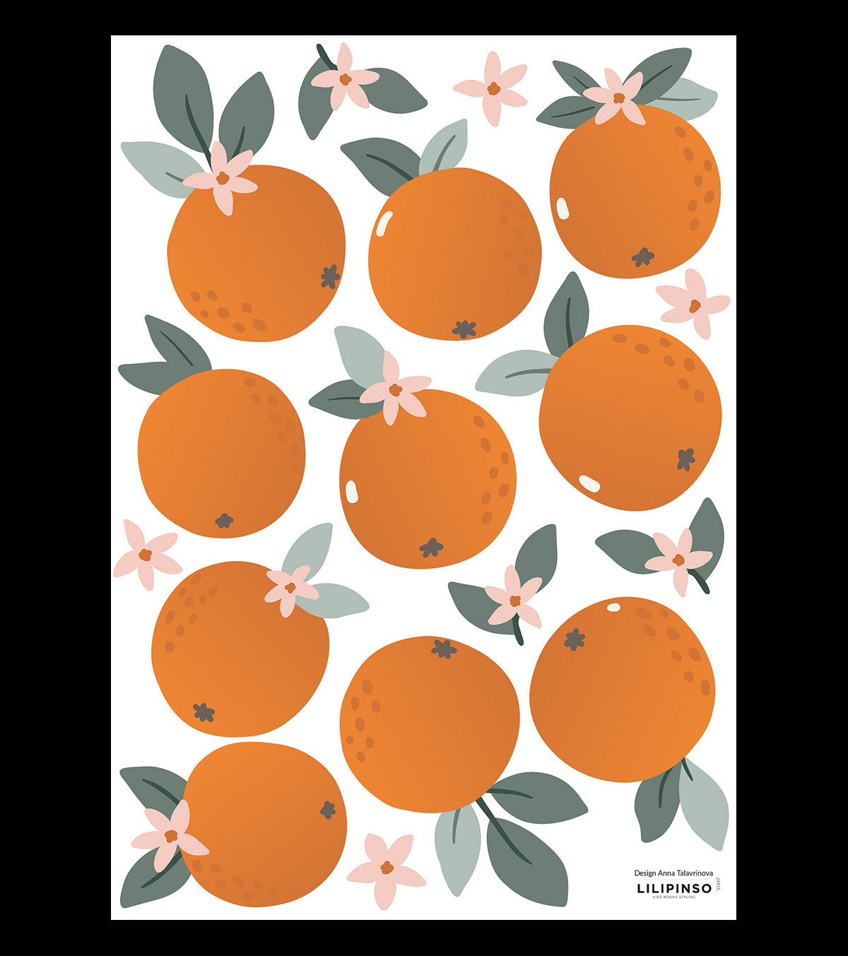 Louise – Wall Decals Murals – Oranges