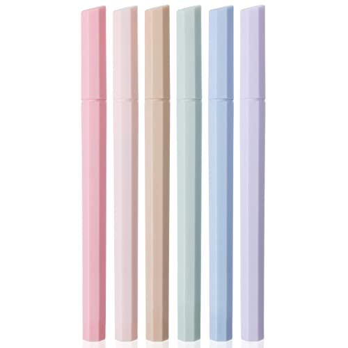 Mr. Pen- Aesthetic Highlighters, 6 Pack, Muted Pastel Color, Chisel Tip, No Bleed Bible Highlighter, Assorted Colors, School Supplies