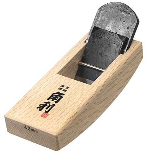 KAKURI Compass Plane 42mm Curved Sole Plane for Woodworking, Japanese Hand Plane KANNA Wood Circular Plane Tool for Smoothing Round Surface, Made in