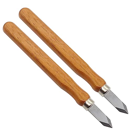 2Pack Woodworking Marking Knife with High Carbon Steel Blade – Dual Bevel Striking Knife for Precise Marking – Premium Quality Woodworking Tool for