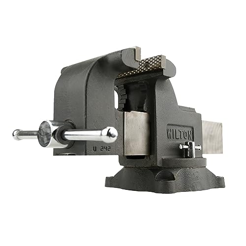 Wilton WS6 Shop Bench Vise, 6″ Jaw Width, 6″ Max Jaw Opening (63302)