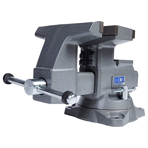 Wilton 8″ Reversible Bench Vise, 9-1/4″ & 14-1/2″ Jaw Opening, 360° Swivel Base (4800R)