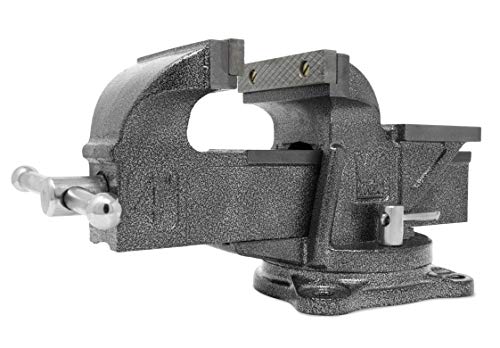 WEN Bench Vise, 4-Inch, Cast Iron with Swivel Base