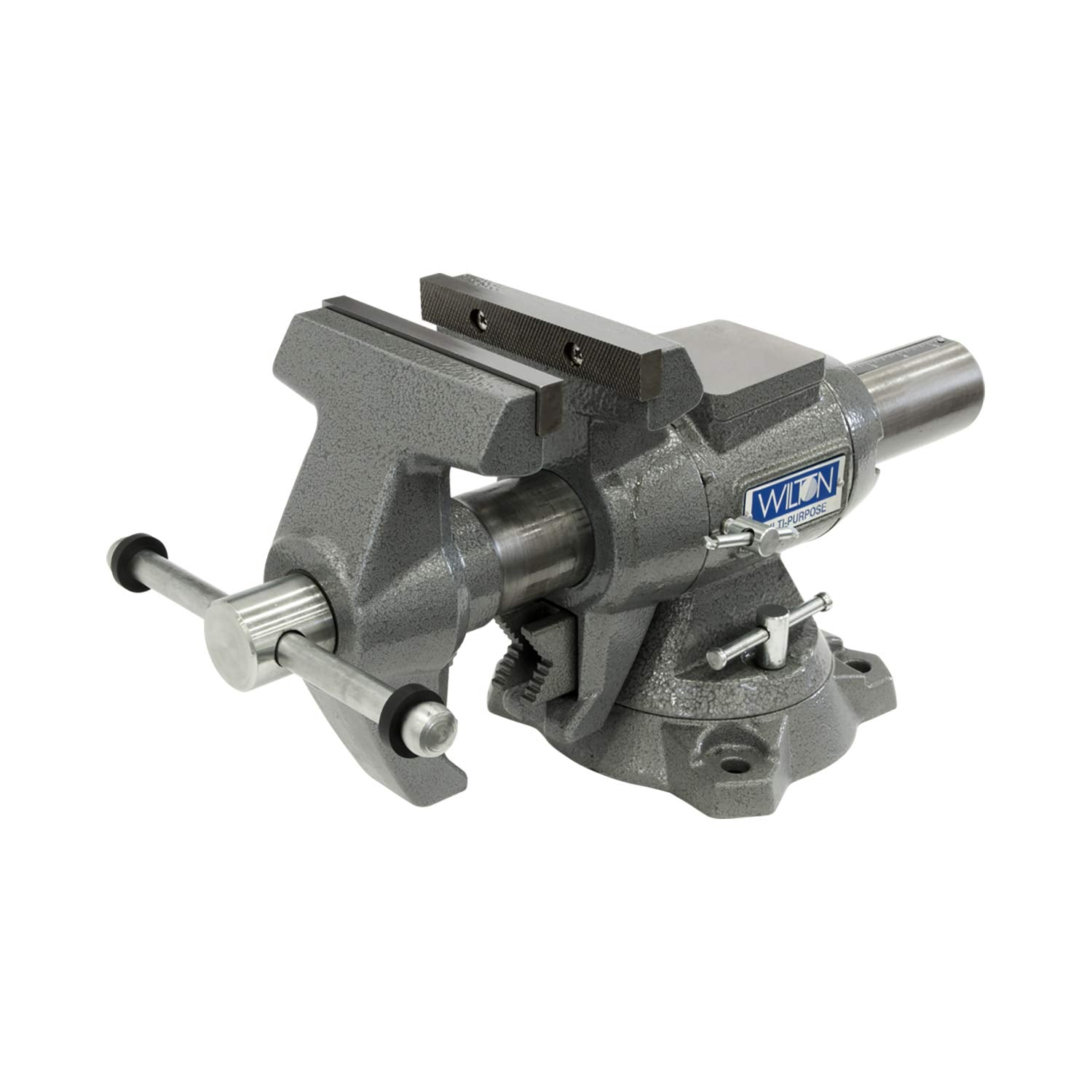 Wilton 5-1/2″ Multi-Purpose Bench Vise, 360° Rotating Head & Base, 5″ Max Opening (Model 550P)