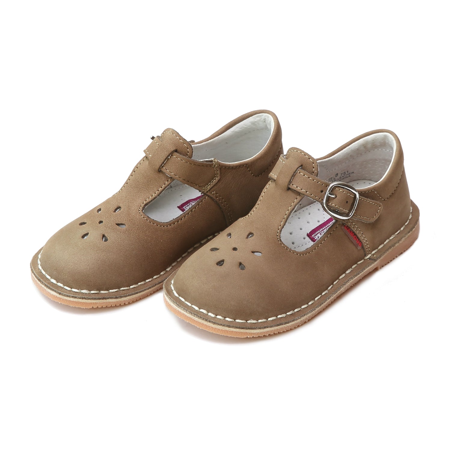 Mary Janes Classic Nubuck Leather T-Strap | Joy