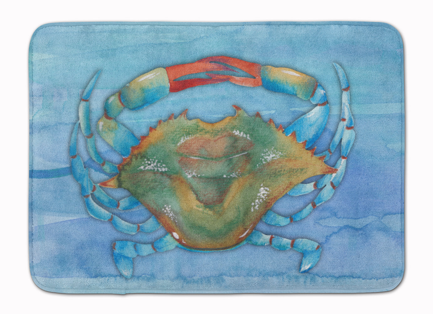 Blue Crab Machine Washable Memory Foam Mat BB8527RUG