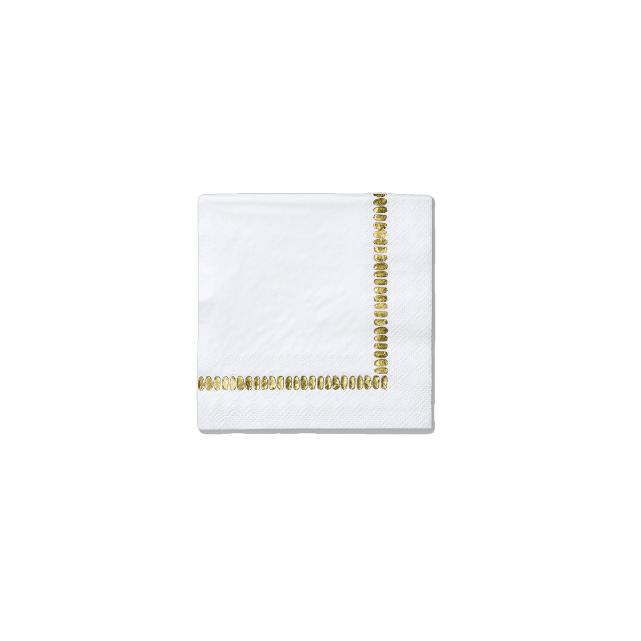 White Brushstroke Cocktail Napkins (25 per pack)