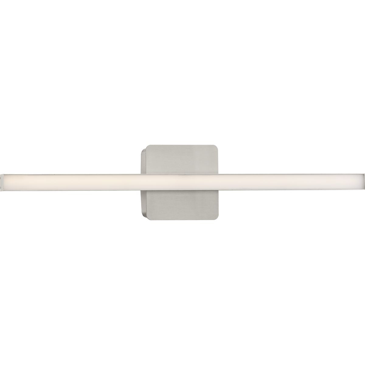 PROGRESS LIGHTING P300404-009-CS Phase 4 Collection 24 in. Brushed Nickel Medium Modern Integrated 3CCT Integrated LED Linear Vanity Light in Brushed Nickel