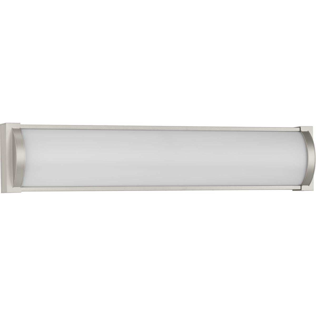 PROGRESS LIGHTING P300408-009-30 Barril Collection 24 in. Brushed Nickel Medium Modern Integrated LED Linear Vanity Light in Brushed Nickel