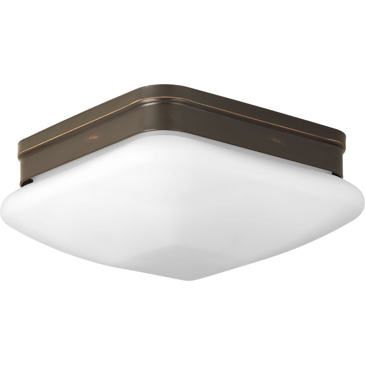 PROGRESS LIGHTING P3549-20 Appeal Collection Two-Light 9″ Flush Mount in Antique Bronze