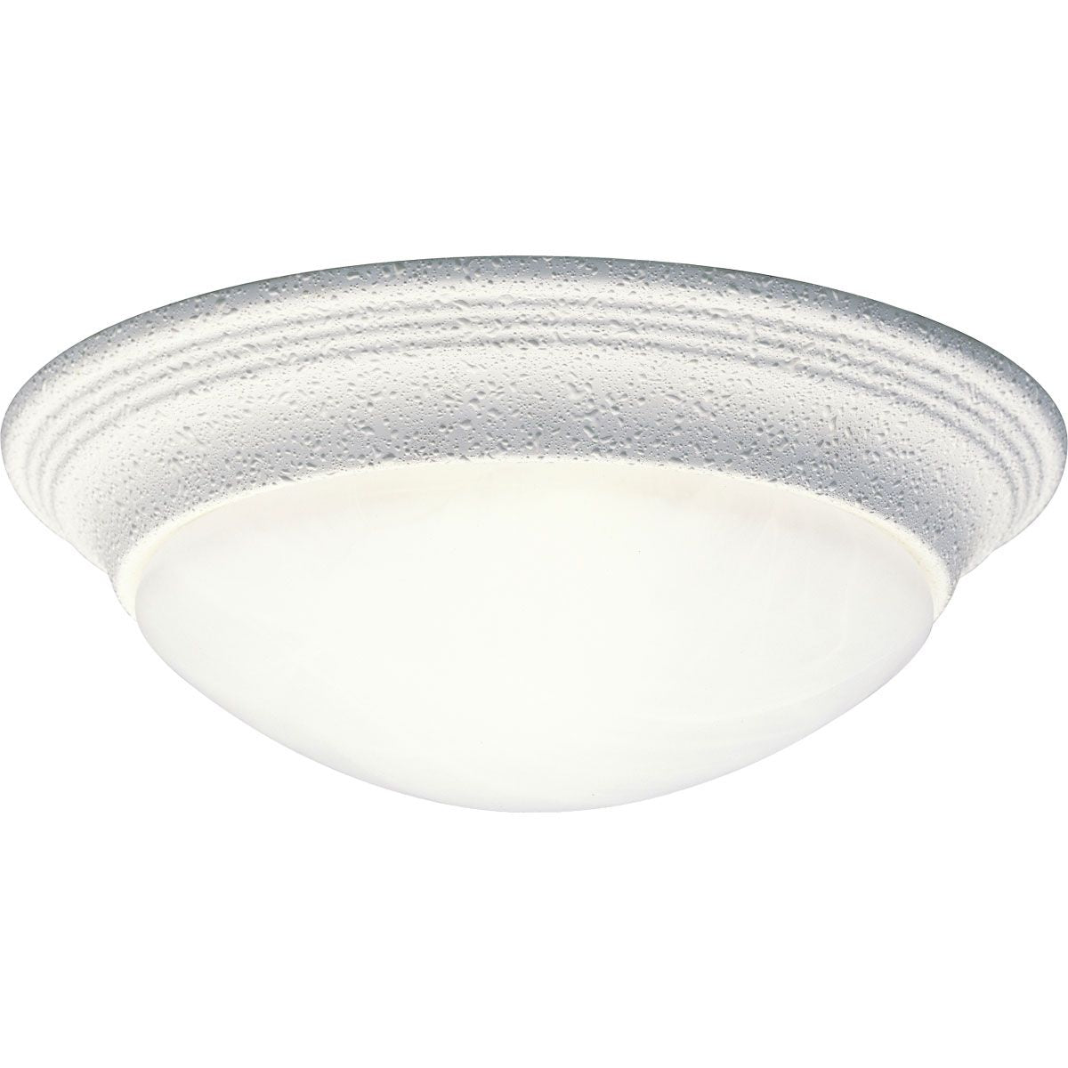 PROGRESS LIGHTING P3688-30 One-Light Alabaster Glass 11-1/2″ Close-to-Ceiling in White