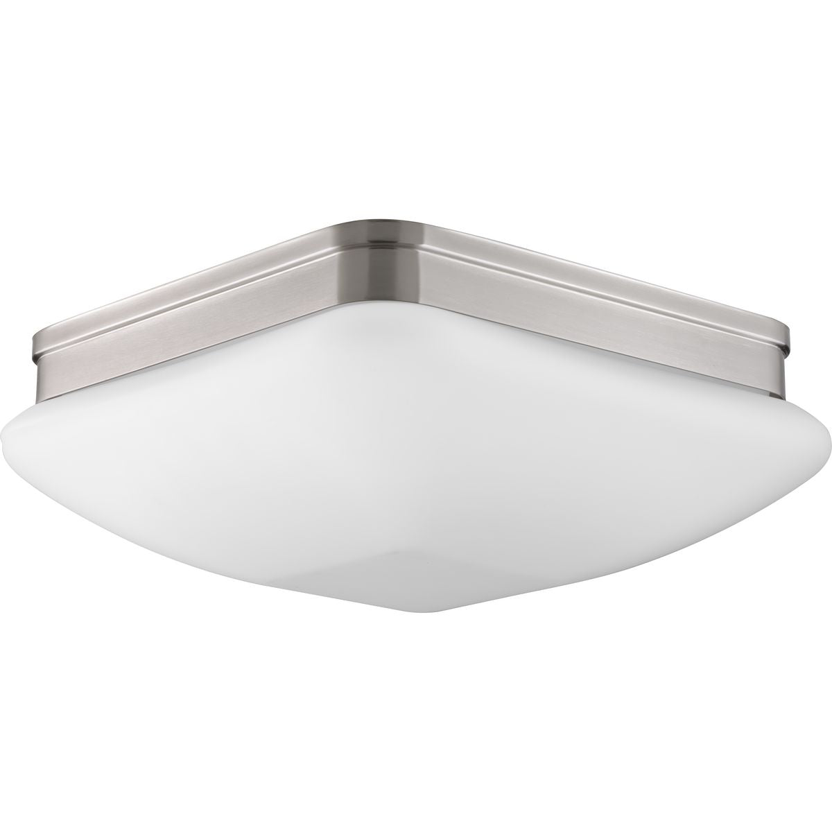 PROGRESS LIGHTING P3992-09 Appeal Collection Three-Light 13″ Flush Mount in Brushed Nickel