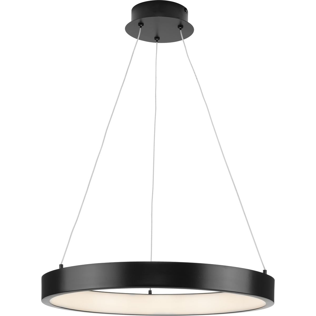 PROGRESS LIGHTING P500369-31M-30 Inverse LED Collection Modern Matte Black Pendant in Matte Black