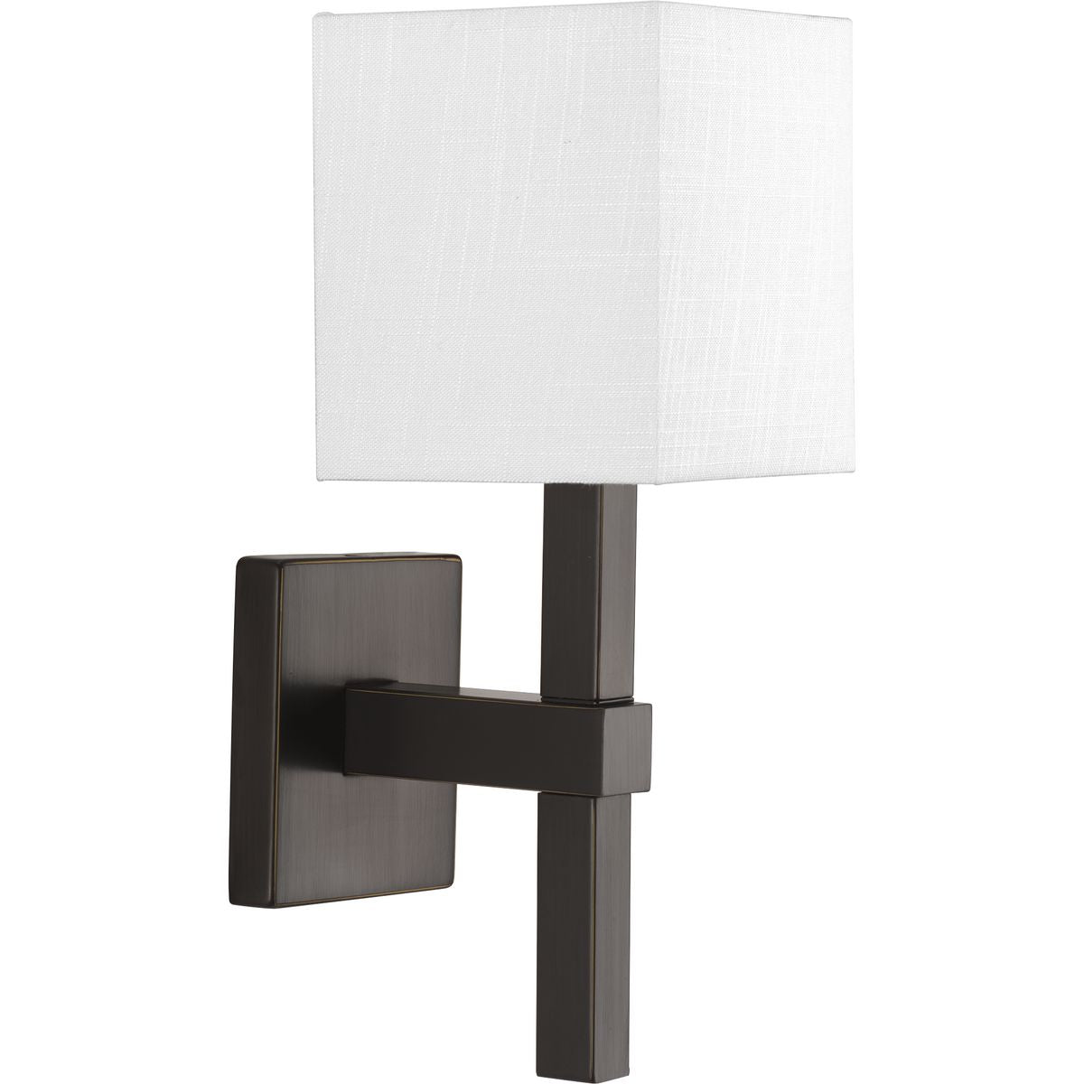 PROGRESS LIGHTING P710016-020 Metro Collection One-Light Wall Sconce in Antique Bronze