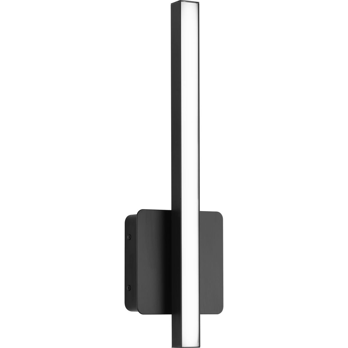 PROGRESS LIGHTING P710110-31M-CS Phase 4 Collection 16 in. Matte Black Small Modern Integrated 3CCT Integrated LED Linear Vanity Light in Matte Black