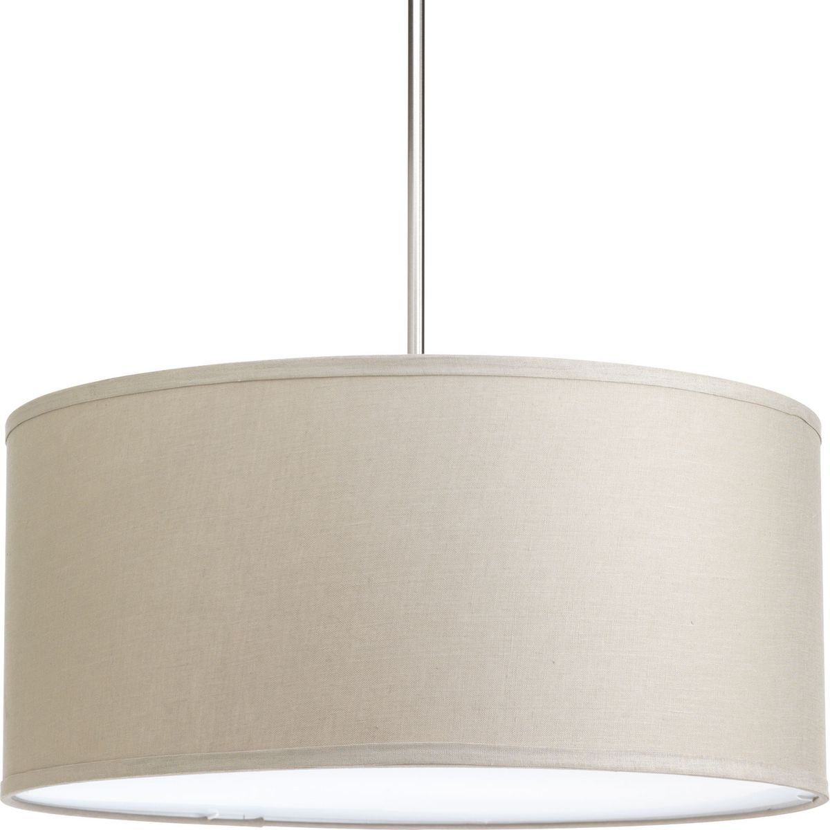 PROGRESS LIGHTING P8830-56 Markor Collection 22″ Drum Shade for Use with Markor Pendant Kit in Khaki