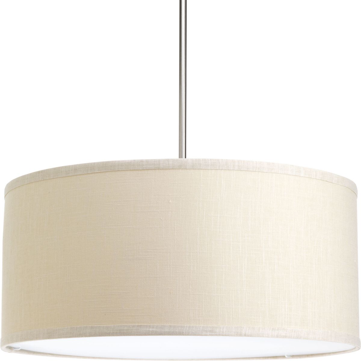 PROGRESS LIGHTING P8830-59 Markor Collection 22″ Drum Shade for Use with Markor Pendant Kit in Harvest Linen