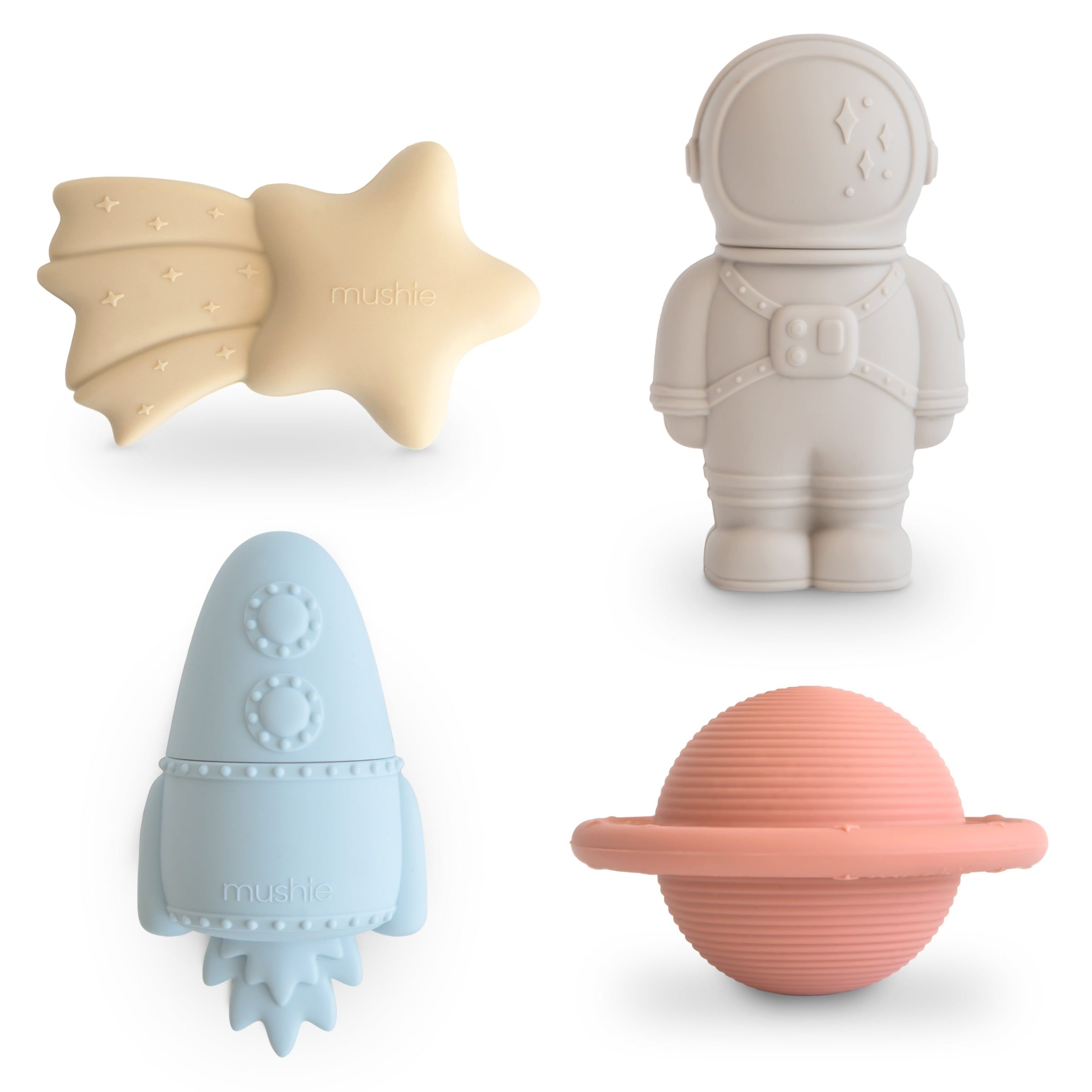 Space Mold Free Bath Play Set – 4 Pack