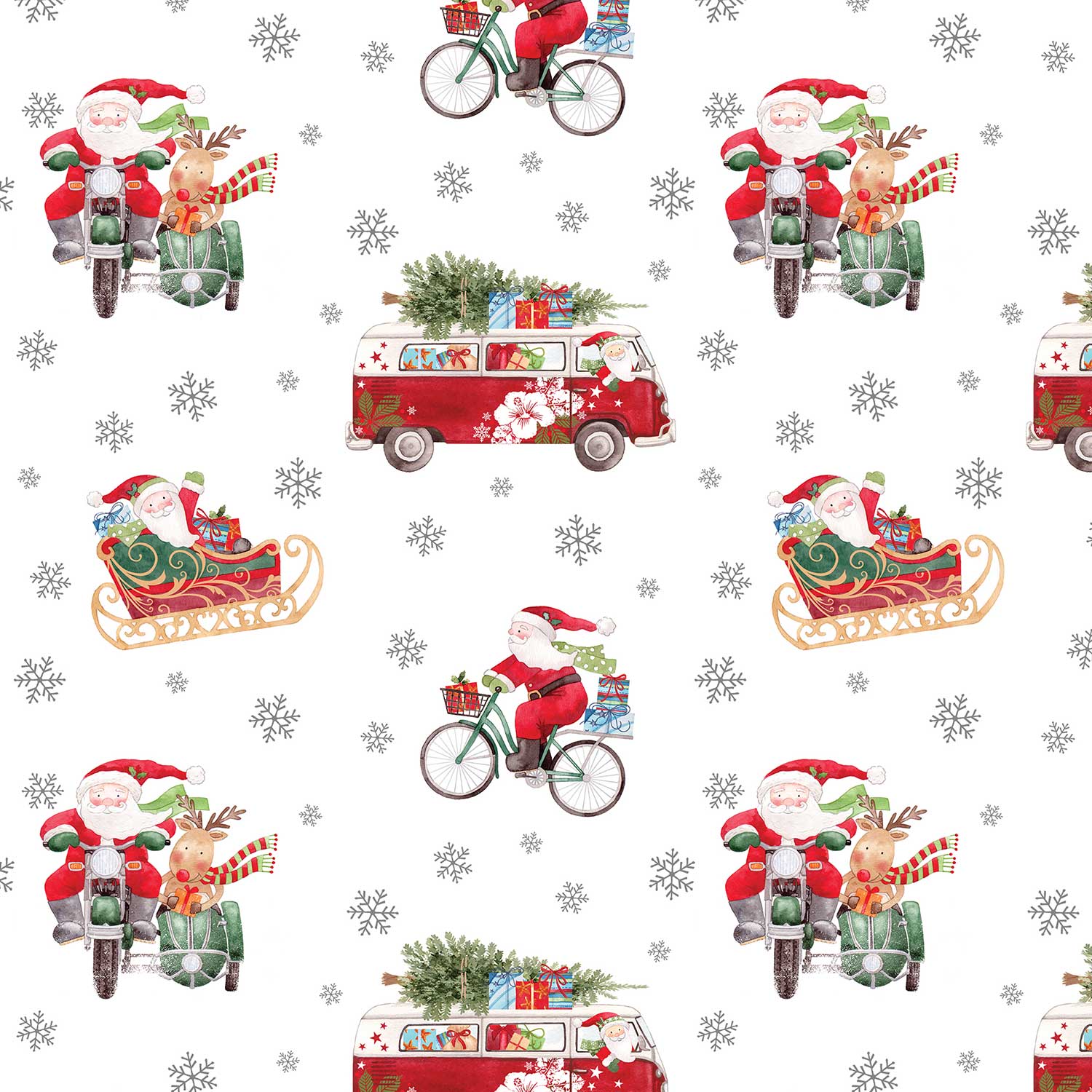 Santa Delivery Christmas Gift Wrap