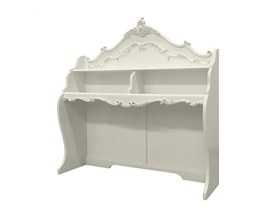 ACME – Pearl Computer Desk Hutch in Pearl White