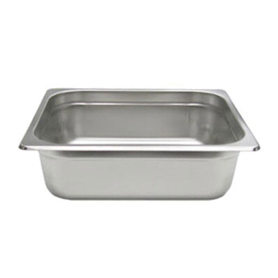 Adcraft 200Q4 – Steam Table Pan, 1/4-size, 4″ deep, 24 gauge stainless steel