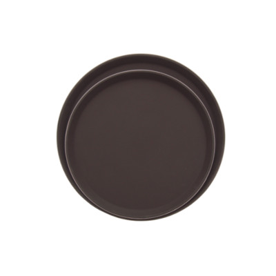 Adcraft NST-14BR/ROUND – Serving Tray, 14″, round, fiberglass bottom, brown