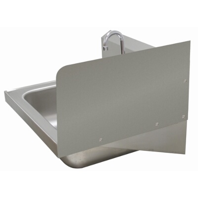 Advance Tabco 7-PS-11C – Welded Side Splash, 12″H, single side, for hand sinks with 16″ x 20″ bowl