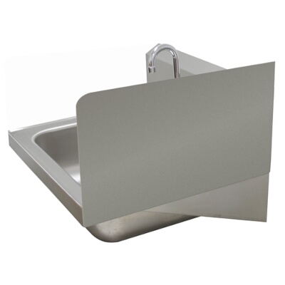 Advance Tabco 7-PS-11E – Welded Side Splash, 12″H, single side, for hand sinks with 16″ x 14″ bowl