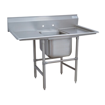 Advance Tabco 94-1-24-24RL – One Compartment Sink, 66″W x 28″D, with left & right drainboards