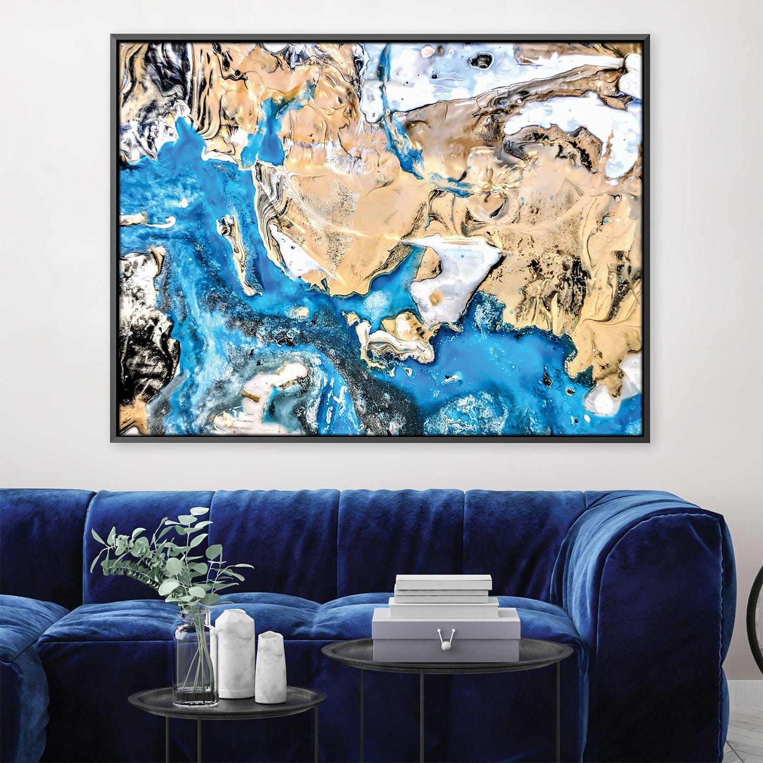 Blue Abstract Canvas