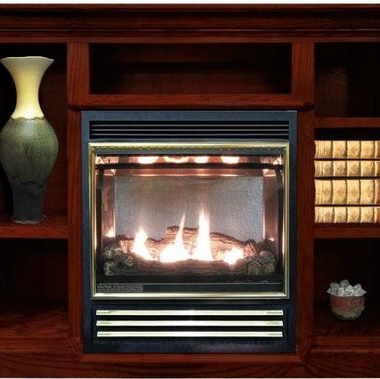 Buck Stove 1127 Vent Free Gas Stove with Prestige Mantel Combo – Propane – NV 11272LPPRES