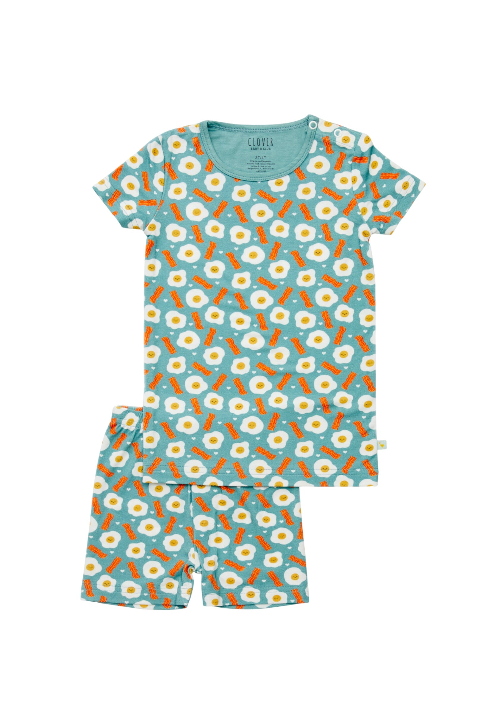 Shorts Pajama Set – Bacon And Eggs