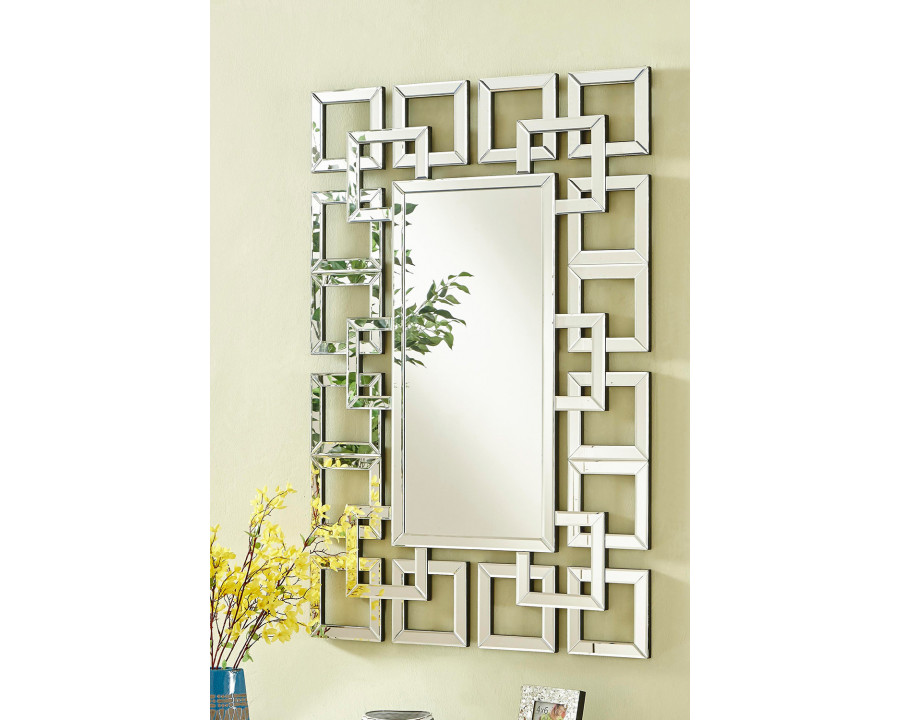 Elegant – Sparkle 47.5″ Contemporary Rectangle Mirror (MR9129)