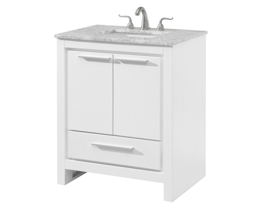 Elegant – Bathroom Vanity (VF12830WH)